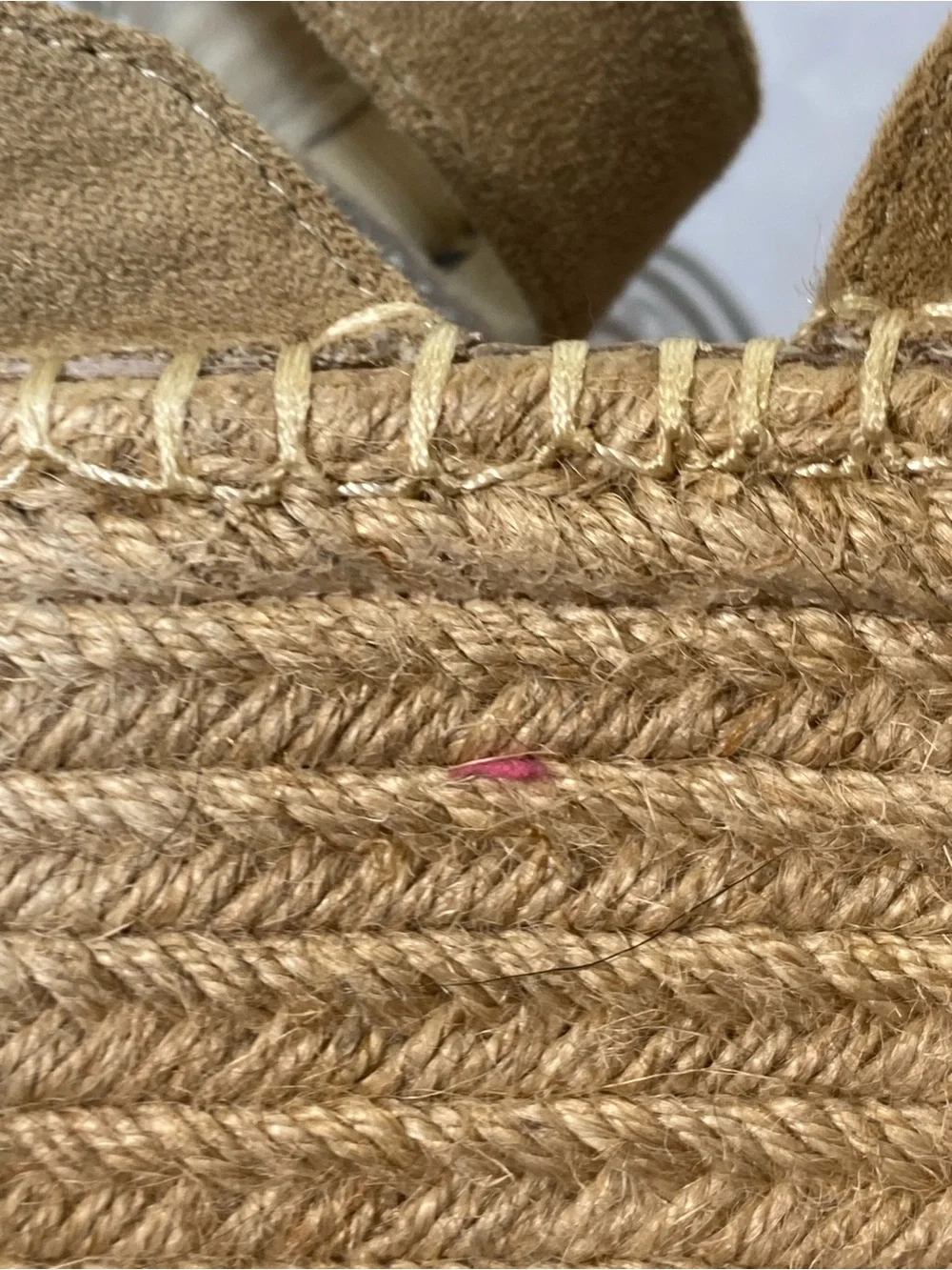 Coconuts by Matisse Tan Suede Espadrille Wedge Sandals